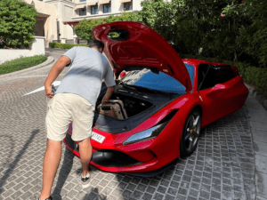 In the Fast Lane of Luxury Multimillionaire CEO’s, Pavel Rudanovskiy’s, Ferrari Takes Center Stage at Abu Dhabi Formula 1 Event