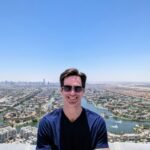 Chris Piche overlooking Dubai