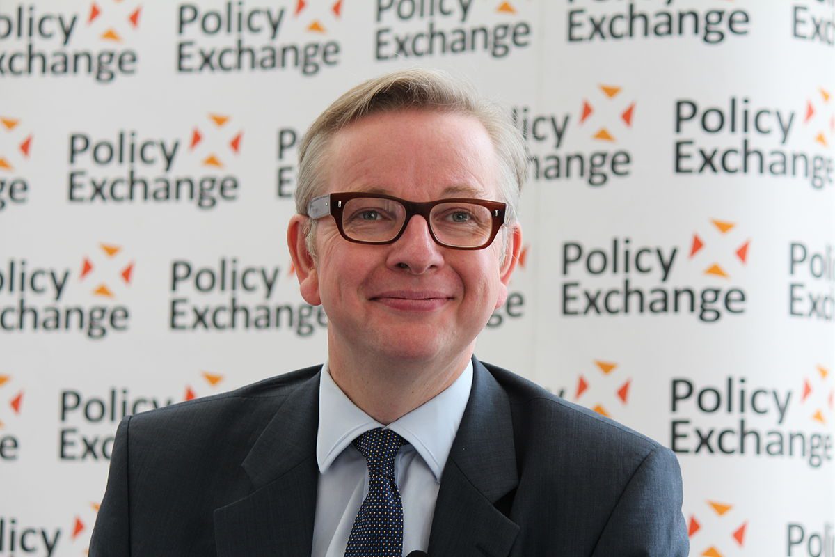 px Michael Gove at Policy Exchange delivering his keynote speech The Importance of Teaching