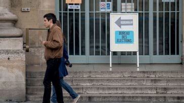 px French Election Bureau Des Elections a polling station in the th arrondissement Paris