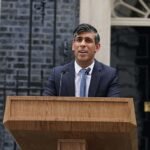 Rishi Sunak announces the general election cropped