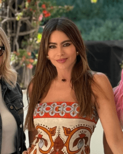 Sofia Vergara Looks Glamorous with Justin Saliman During Luncheon