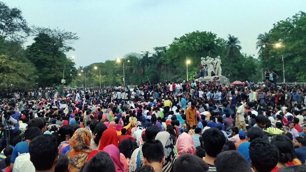 px Quota reform protest Dhaka