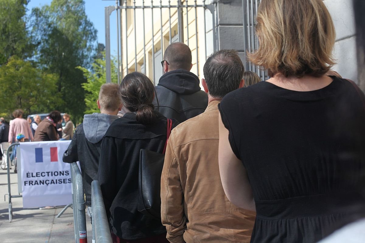 French presidential election Morges CH IMG