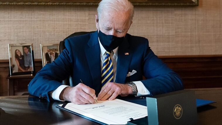 President Joe Biden signs H R
