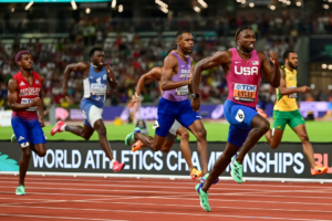 Noah Lyles Runs Despite Positive Covid Test