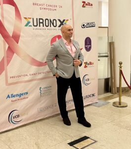 Actor Mohammed Kamel Attends Breast Cancer Symposium 2024