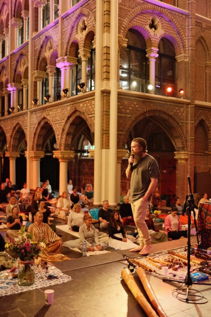 Transformative Tips for Holistic Healing: Multidisciplinary Artist Tim Morrison's Guide to Mental and Physical Wellness 1 Tim Morrison performing in Amsterdam