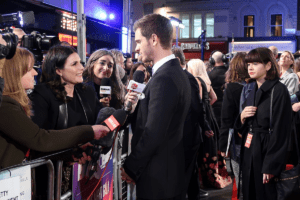 Bringing a Part of Pugh: Andrew Garfield in Red Carpet Gesture at London Film Festival