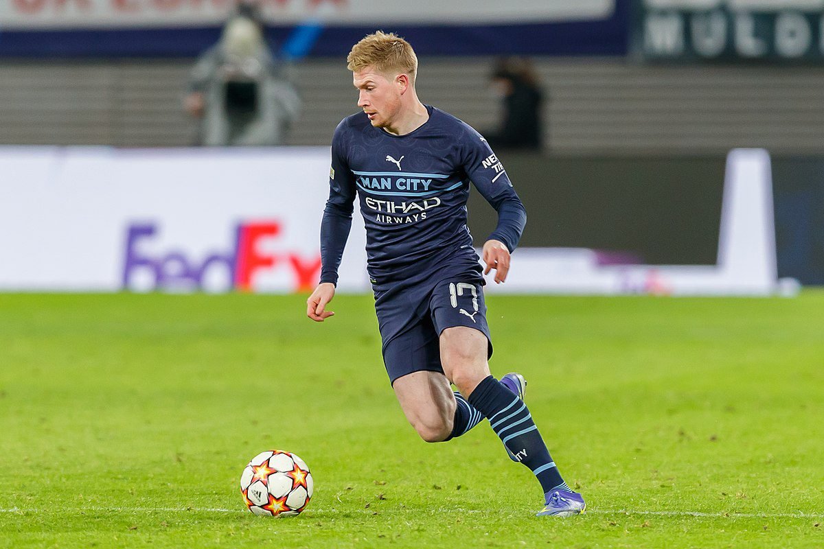 Kevin De Bruyne (Manchester City, ); Freisteller, Einzelbild, Aktion, action
