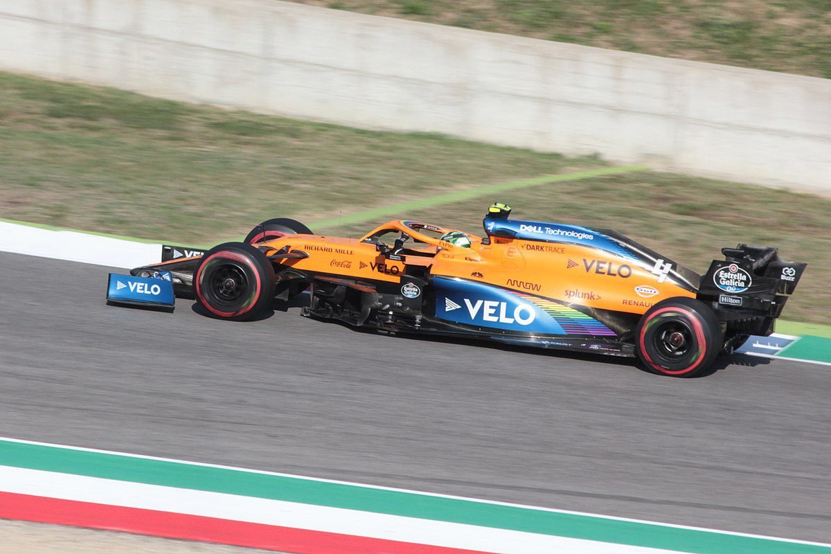 Lando Norris Tuscan Grand Prix race day