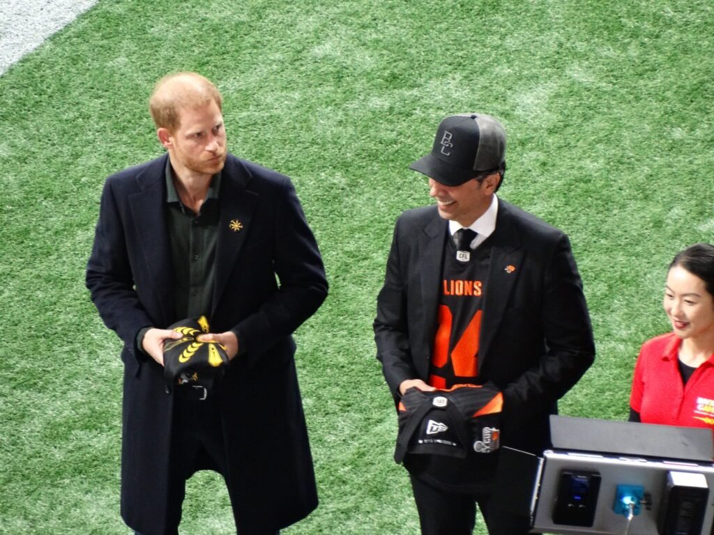 111th Grey Cup Prince Harry and Amar Doman