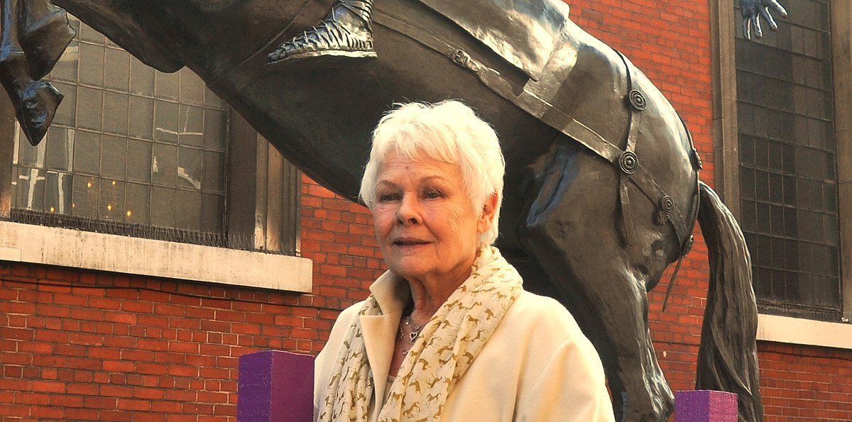 Dame Judi Dench DBE unveiling 'The Conversion of St Paul' at St Paul's Covent Garden ()