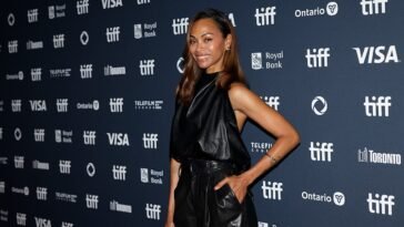 Zoe Saldaña at the Toronto International Film Festival