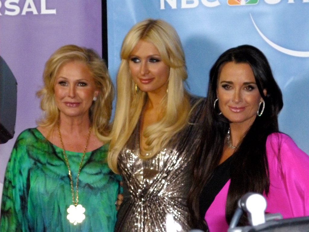 Kathy Hilton, Paris Hilton and Kyle Richards at NBC party at TCA ()