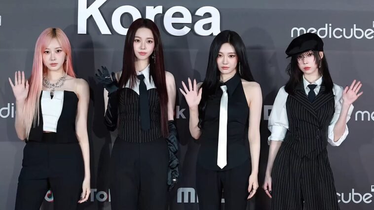 aespa TikTok Awards Korea Red Carpet