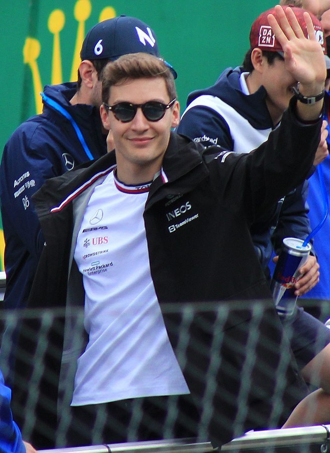 FIA F Austria George Russell () (cropped)