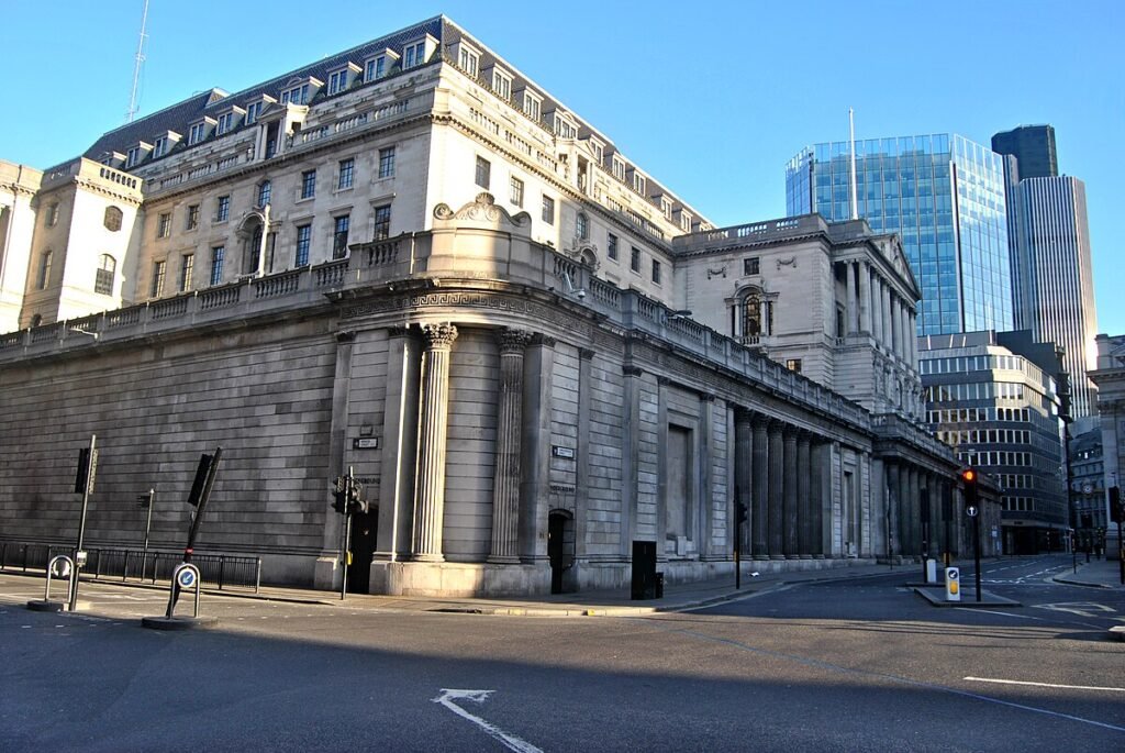 The Bank of England City of London Christmas day ()