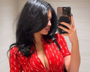 Kylie Jenner Stuns in Red Crop Top While Packing on PDA with Timothée Chalamet