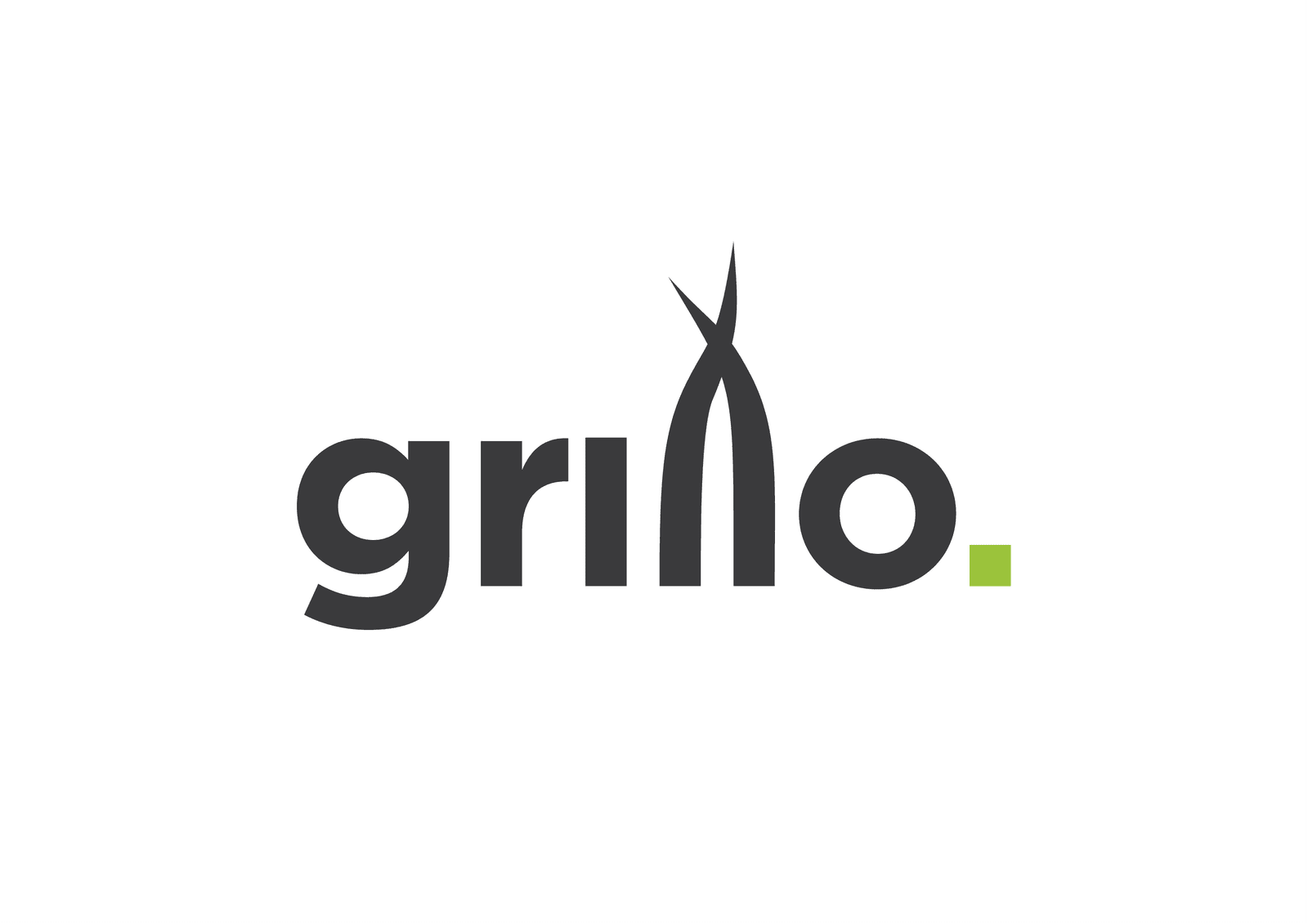Grillo logo grey on white