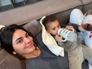  Kendall Jenner Shares Adorable Moment with Nephew Aire in New Instagram Post
