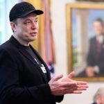 PMR President Donald Trump participates in a press conference with departing DOGE adviser Elon Musk