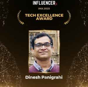 Dinesh Panigrahi Wins ‘Tech Excellence Award’ at Influencer Magazine Awards 2025