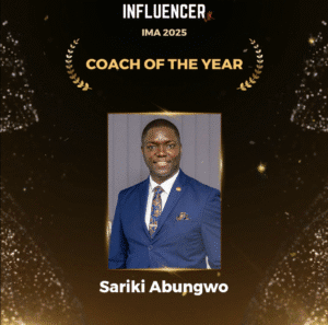 Sariki Abungwo Wins ‘Coach of the Year’ at Influencer Magazine Awards 2025