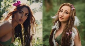 Her Forest Fairy Era, Laura-Marie Jenks Wears A Sheer Dress In Megan Fox Inspired Photoshoot