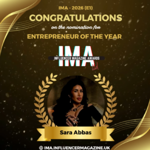 Sara Abbas Nominated for ‘Entrepreneur of the Year’ at IMA 2026