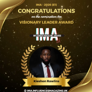 Kieshon Rawlins Nominated for ‘Visionary Leader Award’ at IMA 2026