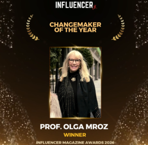 Professor Olga Mroz Wins ‘Changemaker of the Year’ at Influencer Magazine Awards 2026