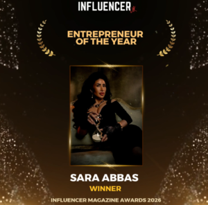 Sara Abbas Wins ‘Entrepreneur of the Year’ at Influencer Magazine Awards 2026