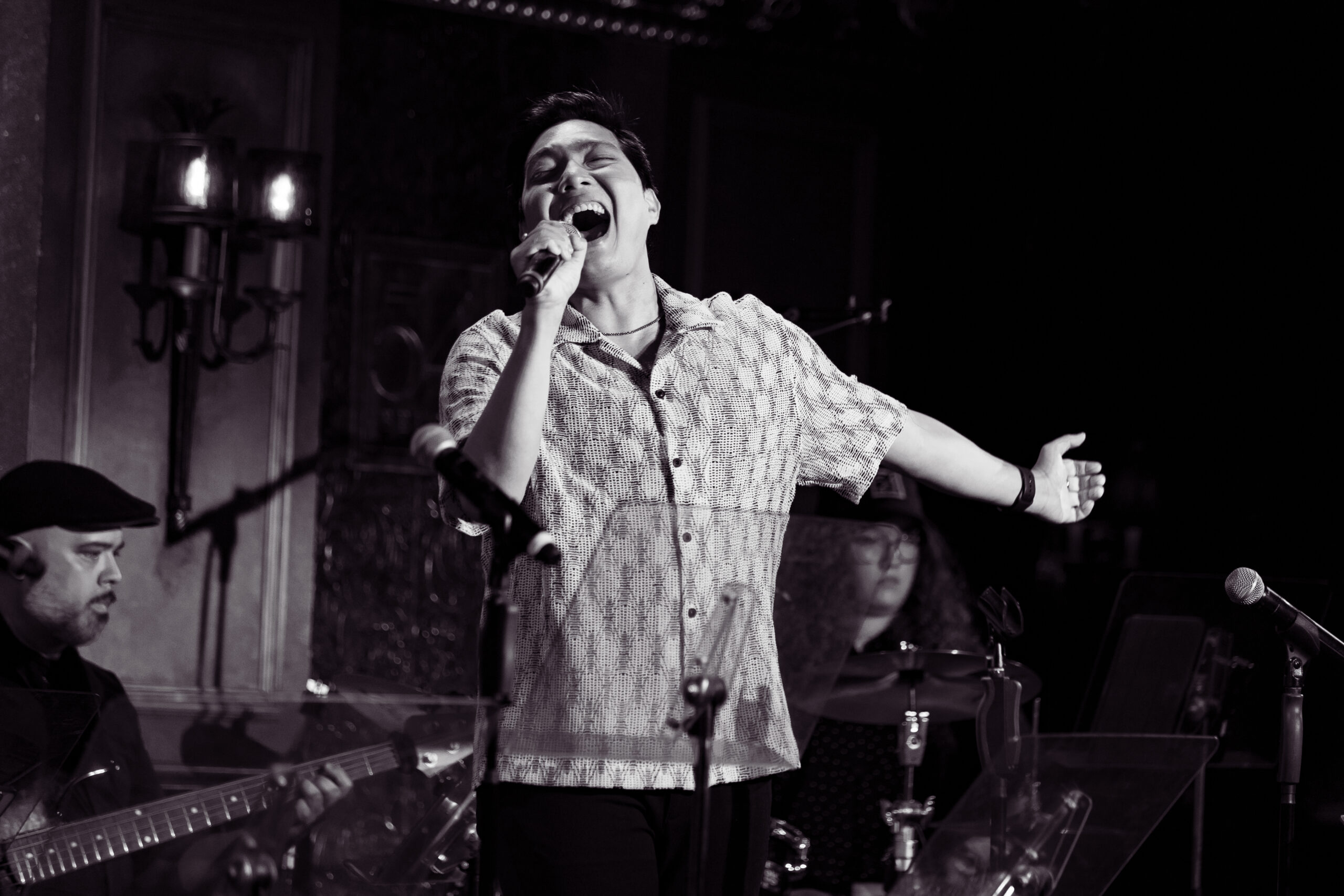 Clark Mantilla on the stage