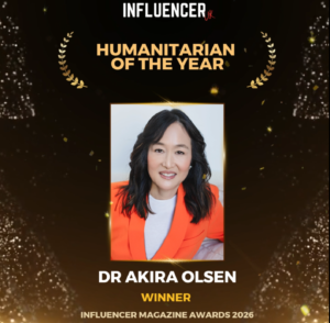 Dr. Akira Olsen Wins ‘Humanitarian of the Year’ at Influencer Magazine Awards 2026