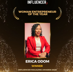 Erica Odom Wins ‘Woman Entrepreneur of the Year’ at Influencer Magazine Awards 2026