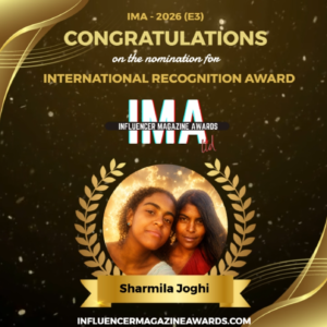 Sharmila Joghi Nominated for ‘International Recognition Award’ at Influencer Magazine Awards 2026 (E3)